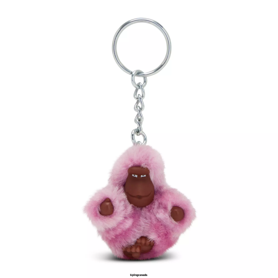 Women Keychains Kipling Festive Purple Sven Extra Small Monkey Keychain FHZD726