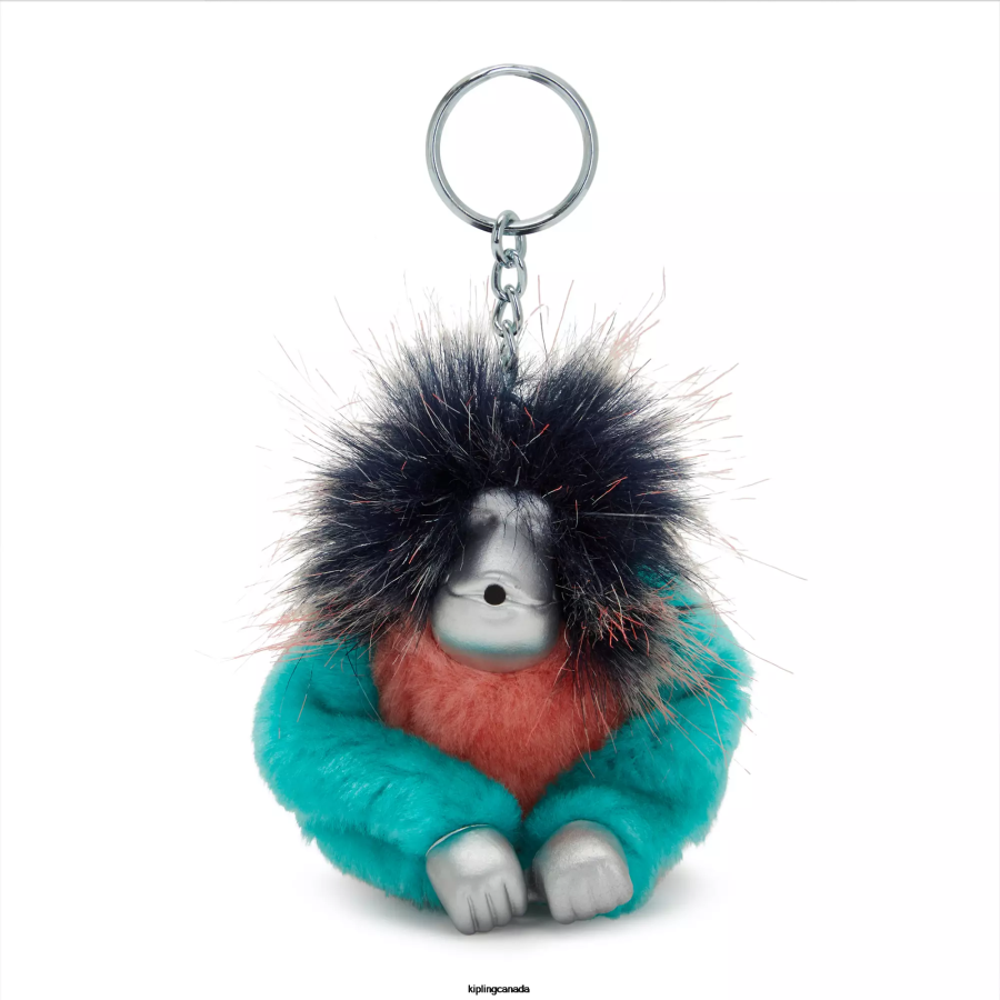 Women Keychains Kipling Gradient Hair Fun Hair Sven Monkey Keychain FHZD663