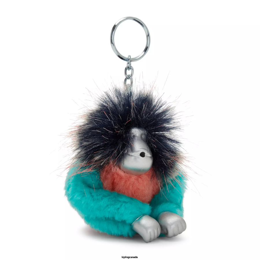 Women Keychains Kipling Gradient Hair Fun Hair Sven Monkey Keychain FHZD663