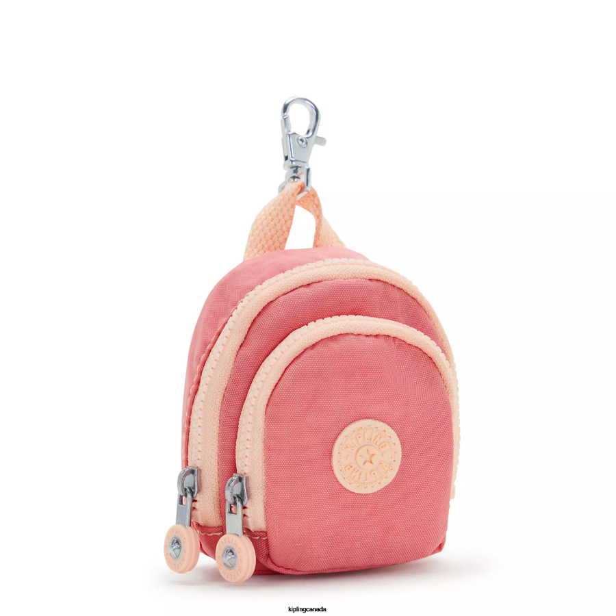 Women Keychains Kipling Joyous Pink Seoul Mini Keychain FHZD618