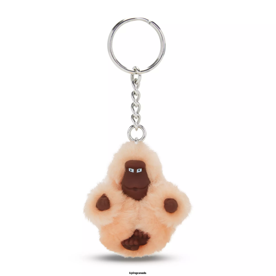 Women Keychains Kipling Mellow Peach Sven Extra Small Monkey Keychain FHZD700
