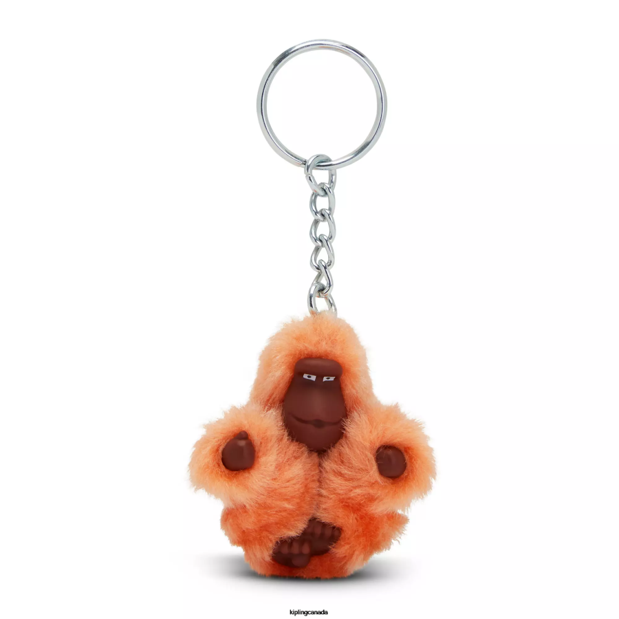 Women Keychains Kipling Peachy Pink Sven Extra Small Monkey Keychain FHZD704