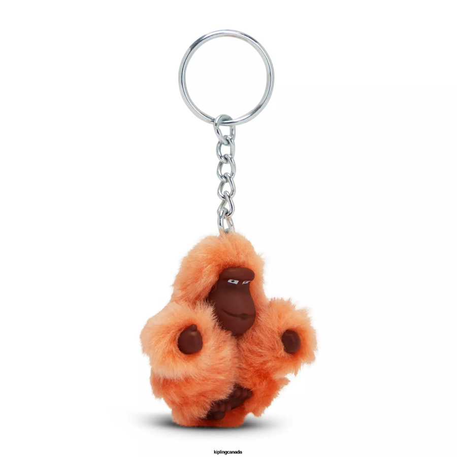 Women Keychains Kipling Peachy Pink Sven Extra Small Monkey Keychain FHZD704