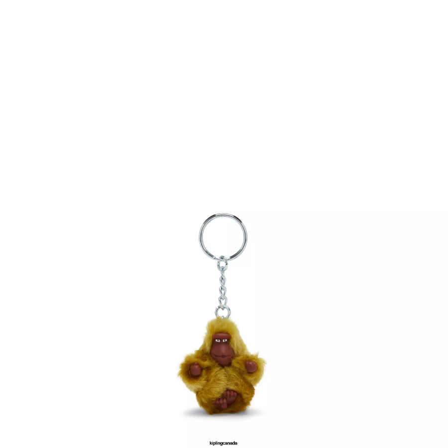 Women Keychains Kipling Pear Chartreuse Sven Extra Small Monkey Keychain FHZD718
