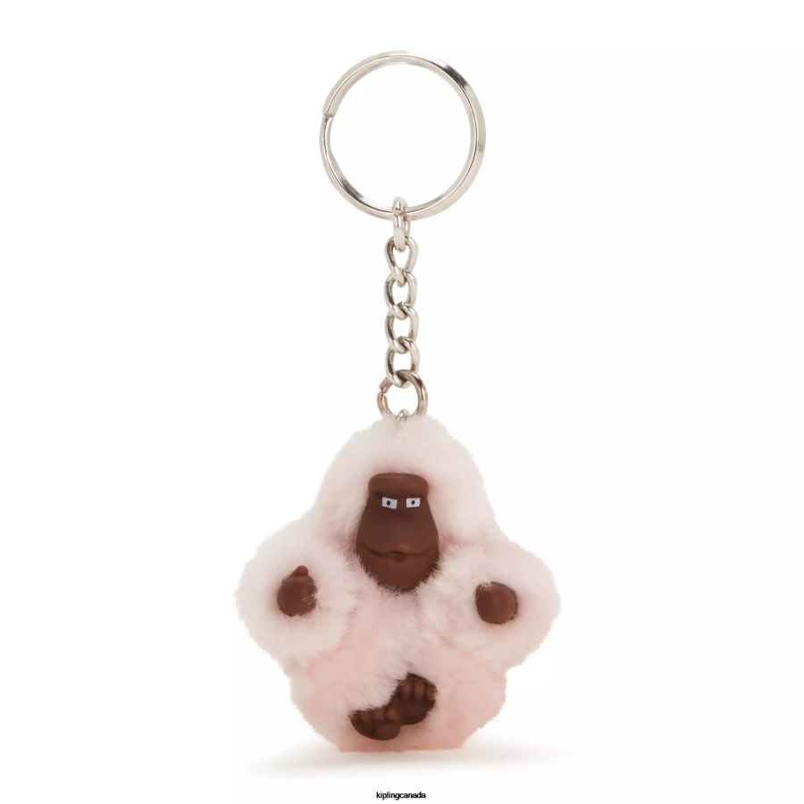 Women Keychains Kipling Primrose Pink Sven Extra Small Monkey Keychain FHZD701