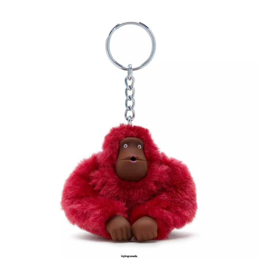 Women Keychains Kipling Regal Ruby Sven Small Monkey Keychain FHZD675