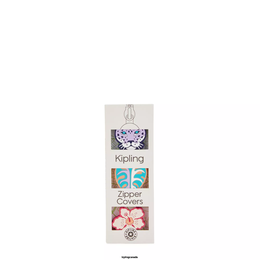 Women Keychains Kipling Tiger Flower Zipper Pullers FHZD716