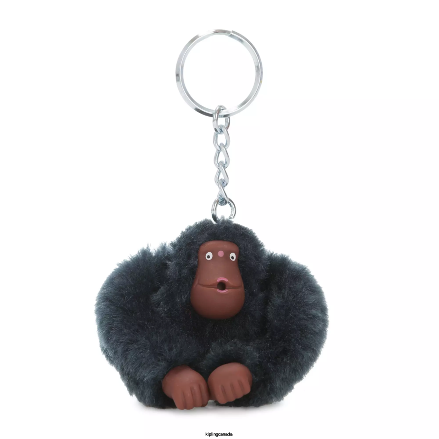 Women Keychains Kipling True Blue Tonal Sven Small Monkey Keychain FHZD671