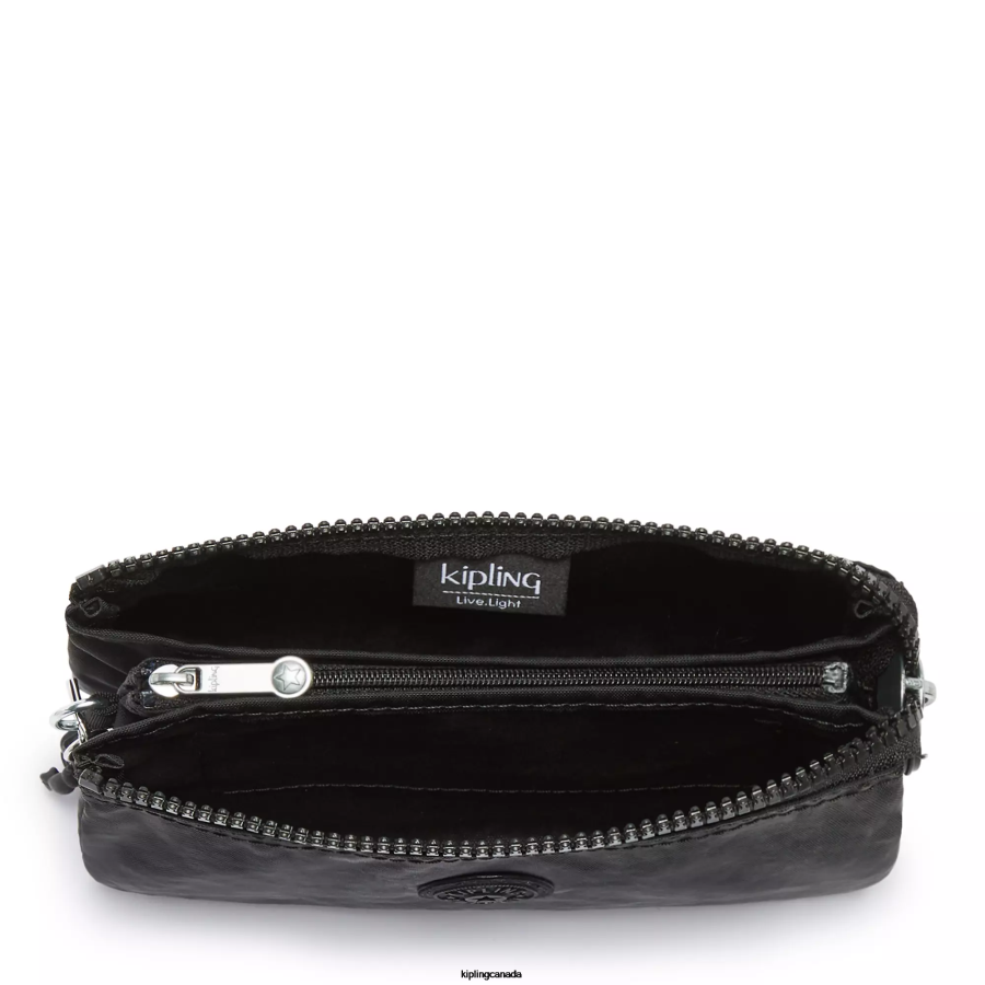 Women Pouches Kipling Black Noir Creativity Large Pouch FHZD535