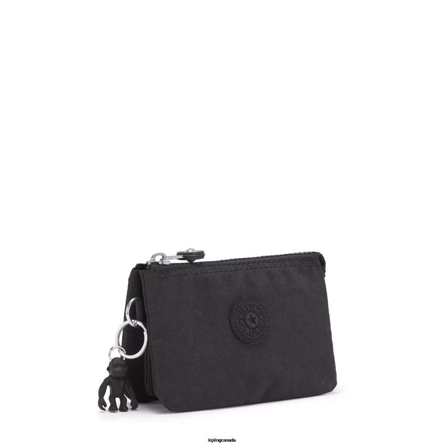 Women Pouches Kipling Black Noir Creativity Small Pouch FHZD560