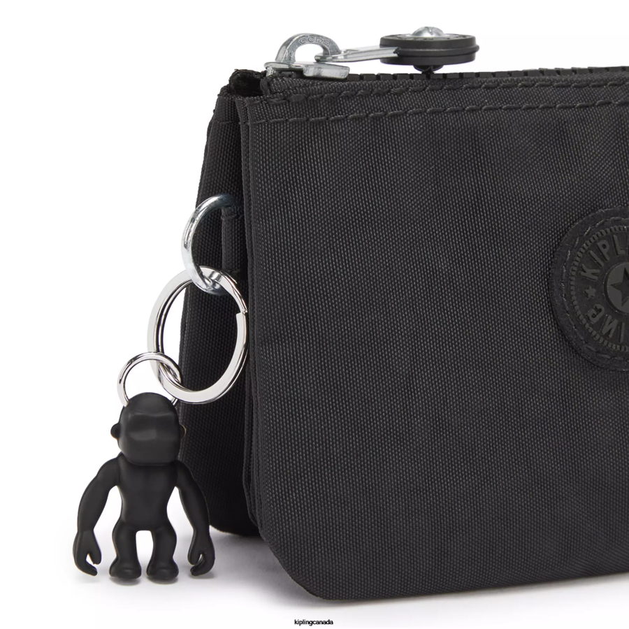 Women Pouches Kipling Black Noir Creativity Small Pouch FHZD560