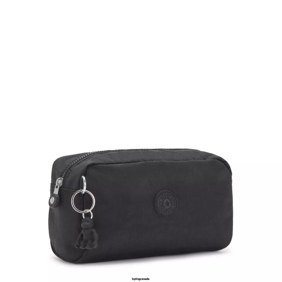Women Pouches Kipling Black Noir Gleam Pouch FHZD314