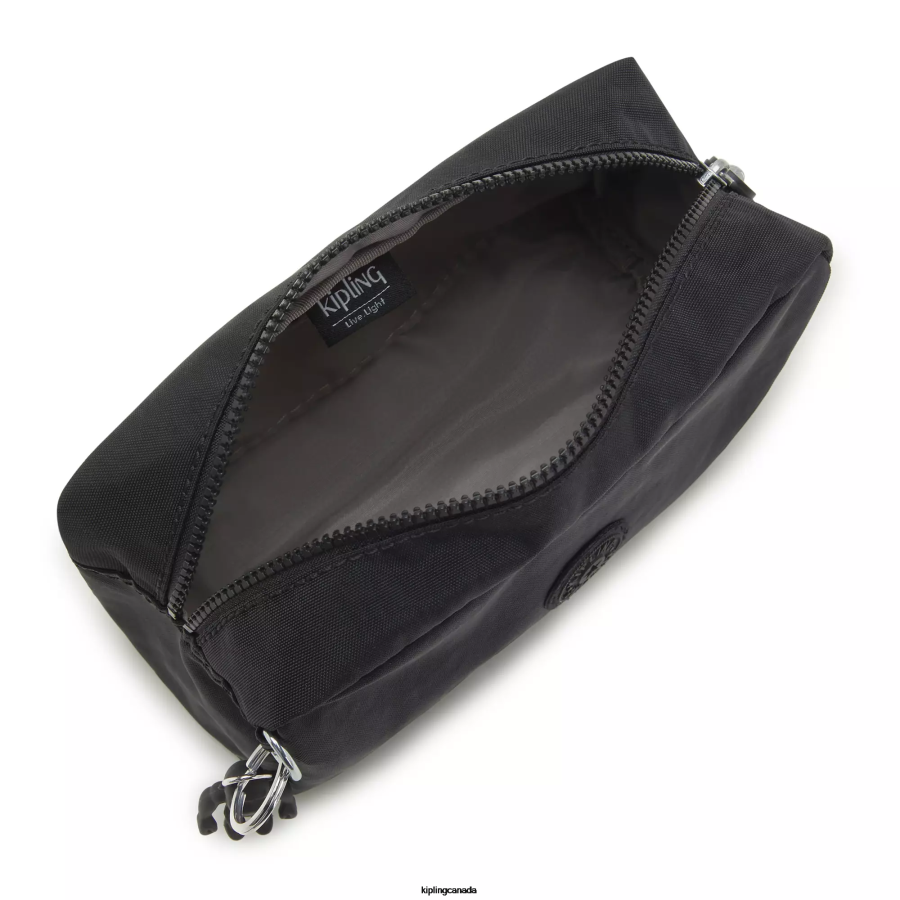 Women Pouches Kipling Black Noir Gleam Pouch FHZD314
