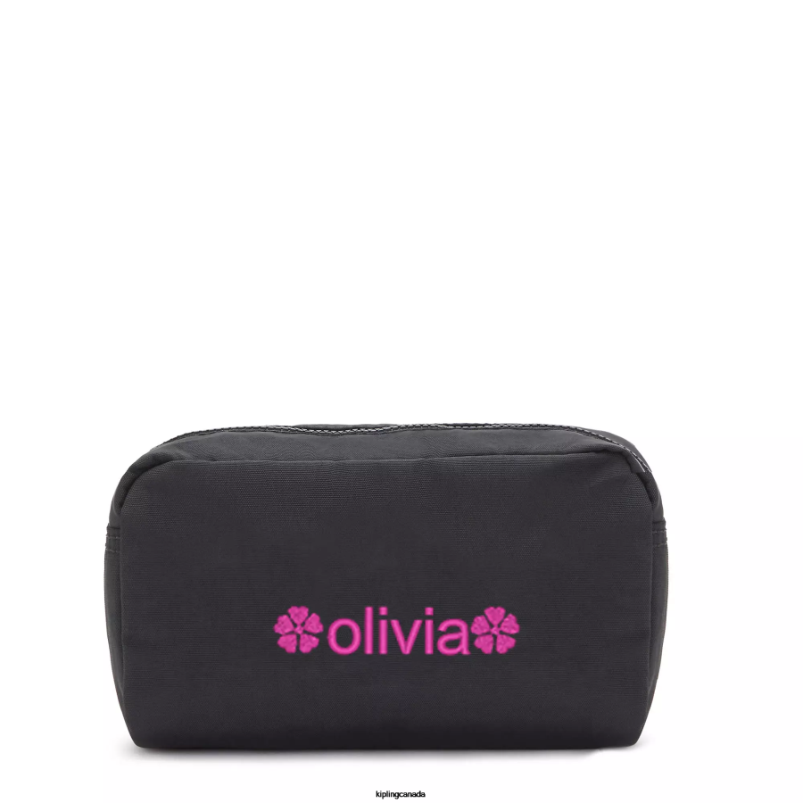 Women Pouches Kipling Black Noir Gleam Pouch FHZD314