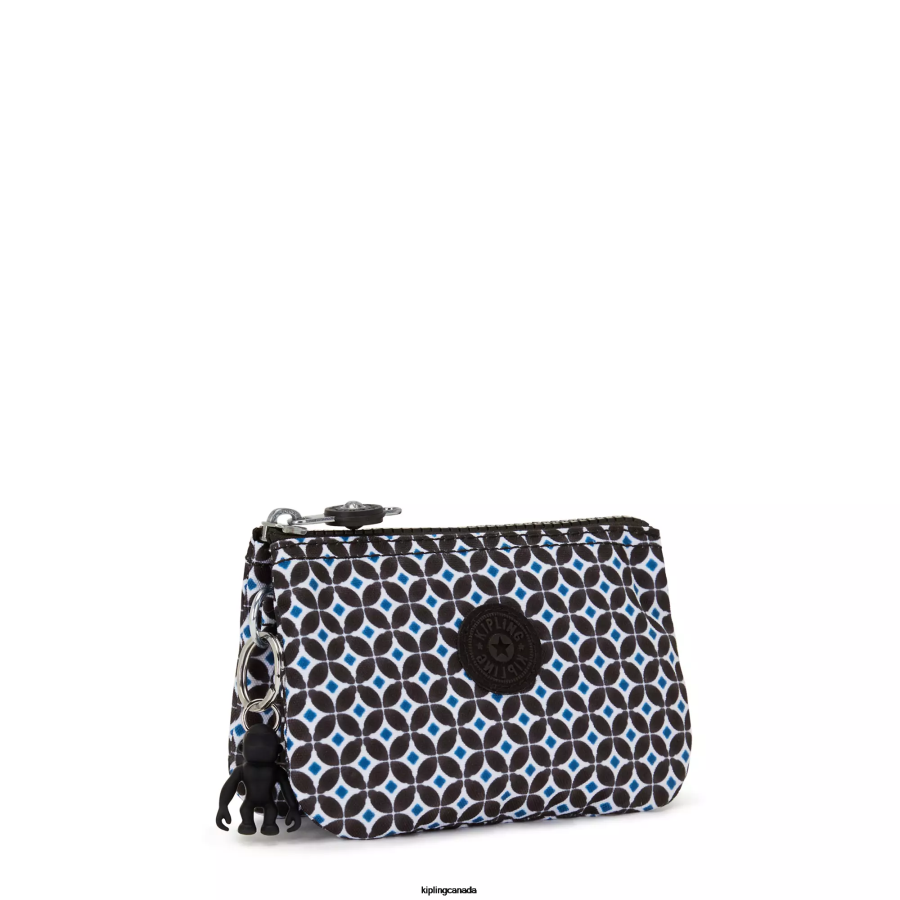 Women Pouches Kipling Blackish Tile Creativity Small Printed Pouch FHZD557