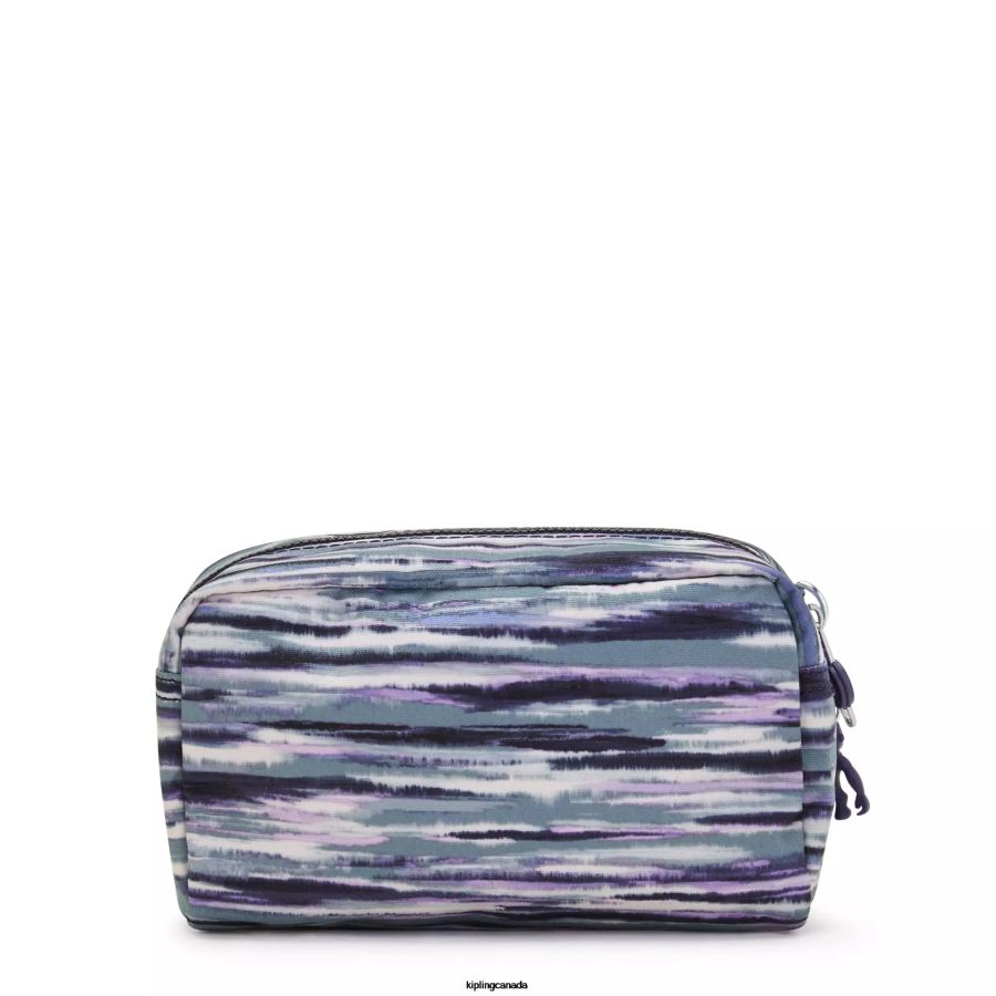 Women Pouches Kipling Brush Stripes Gleam Printed Pouch FHZD528