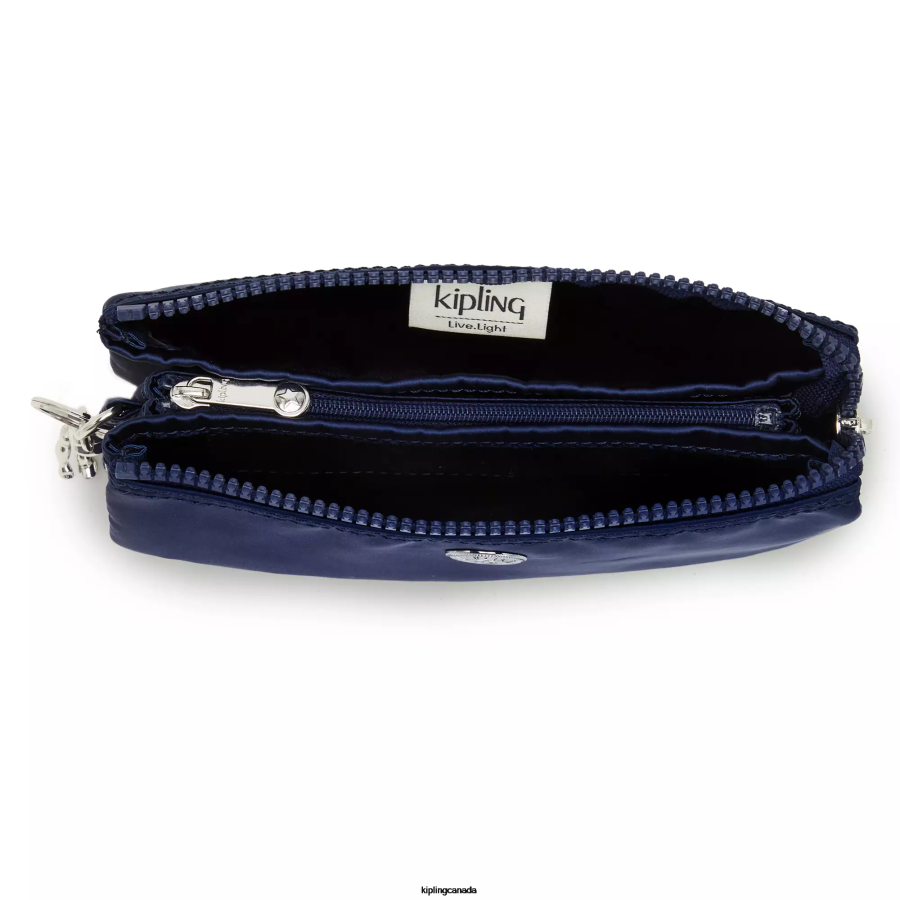 Women Pouches Kipling Cosmic Blue Creativity Large Pouch FHZD612
