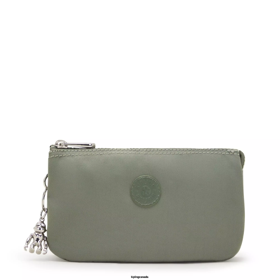 Women Pouches Kipling Dark Seaweed Creativity Large Pouch FHZD605