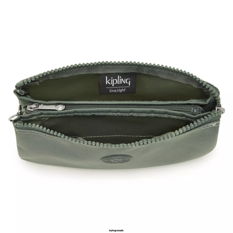 Women Pouches Kipling Dark Seaweed Creativity Large Pouch FHZD605