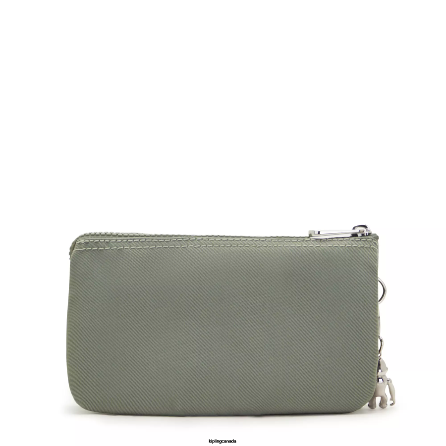 Women Pouches Kipling Dark Seaweed Creativity Large Pouch FHZD605