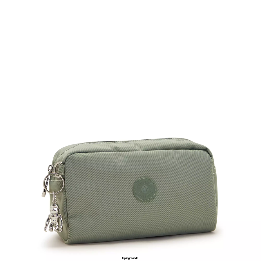 Women Pouches Kipling Dark Seaweed Gleam Pouch FHZD607