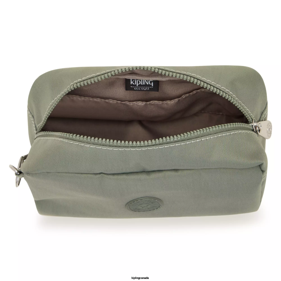Women Pouches Kipling Dark Seaweed Gleam Pouch FHZD607