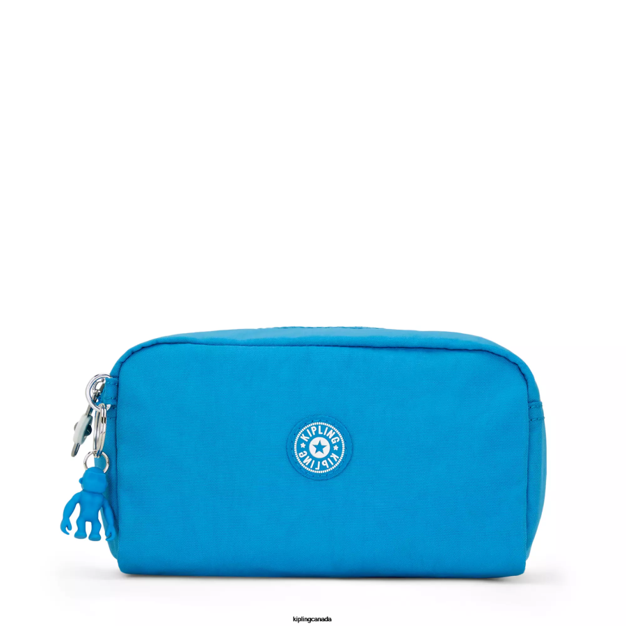 Women Pouches Kipling Eager Blue Gleam Pouch FHZD315