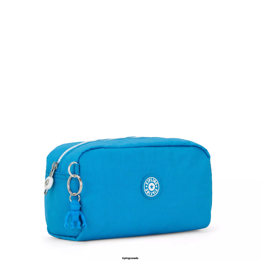 Women Pouches Kipling Eager Blue Gleam Pouch FHZD315
