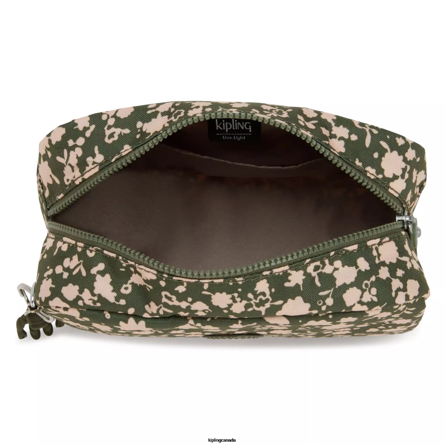 Women Pouches Kipling Fresh Floral Gleam Printed Pouch FHZD529