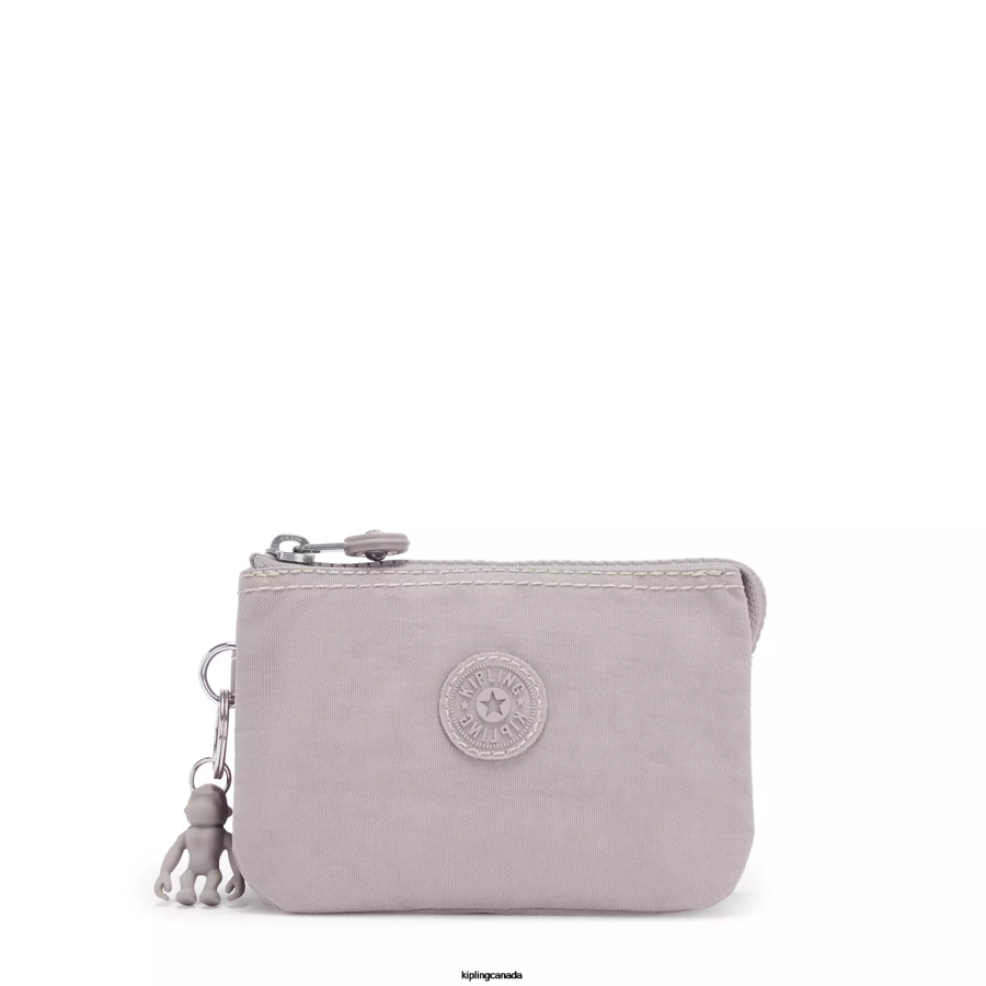 Women Pouches Kipling Grey Gris Creativity Small Pouch FHZD558