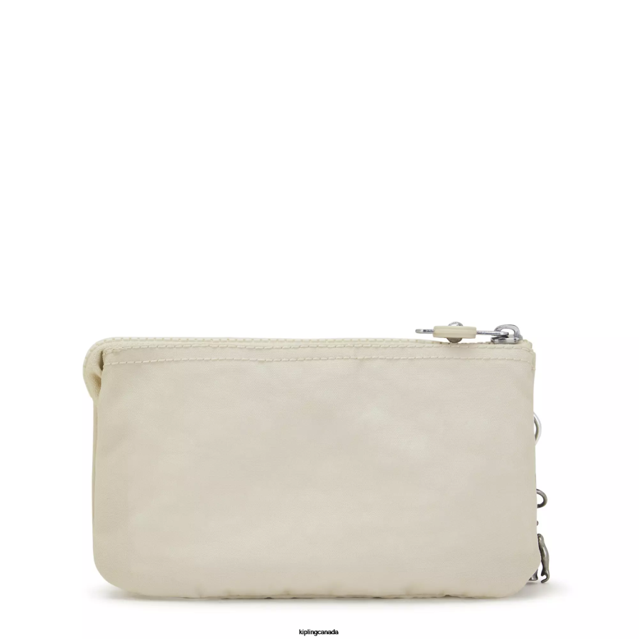 Women Pouches Kipling Light Sand Creativity Large Pouch FHZD539