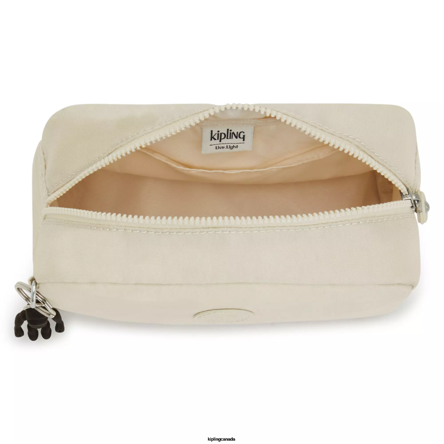Women Pouches Kipling Light Sand Gleam Pouch FHZD313