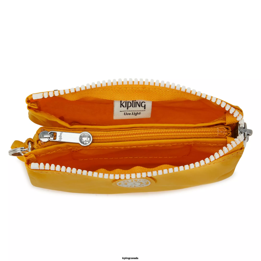 Women Pouches Kipling Rapid Yellow Creativity Small Pouch FHZD559