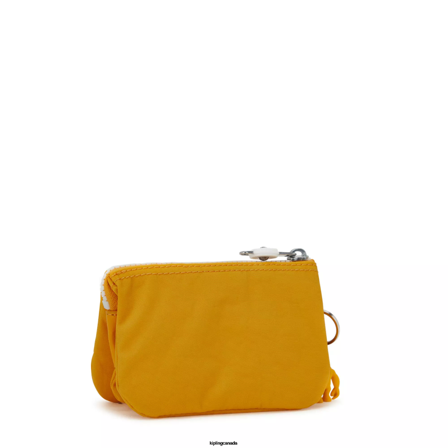 Women Pouches Kipling Rapid Yellow Creativity Small Pouch FHZD559