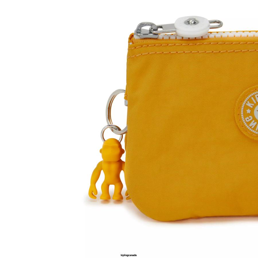 Women Pouches Kipling Rapid Yellow Creativity Small Pouch FHZD559
