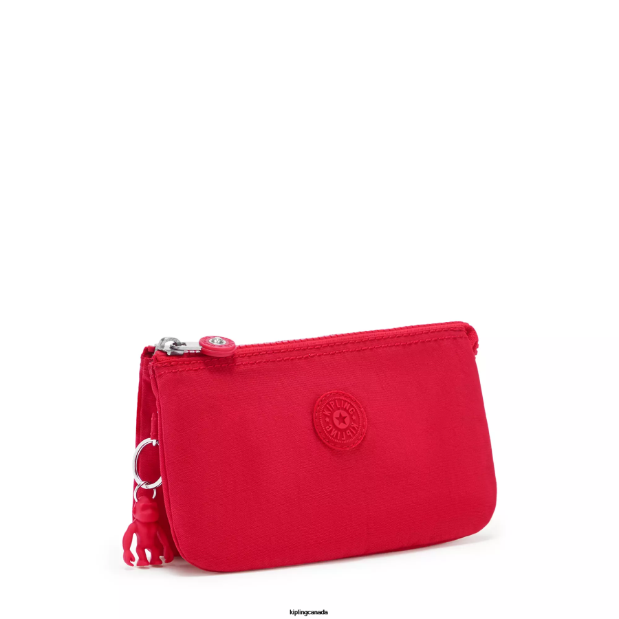 Women Pouches Kipling Red Rouge Creativity Large Pouch FHZD538