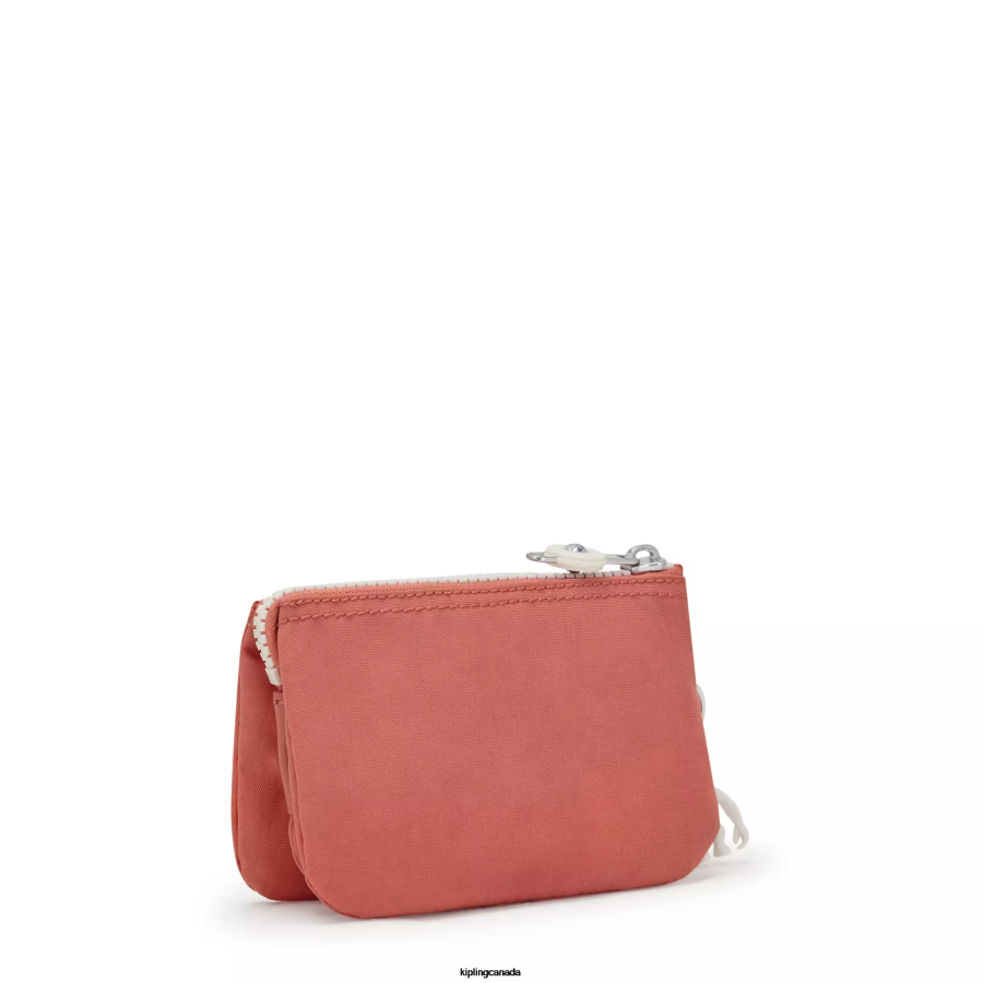 Women Pouches Kipling Vintage Pink Creativity Small Pouch FHZD563