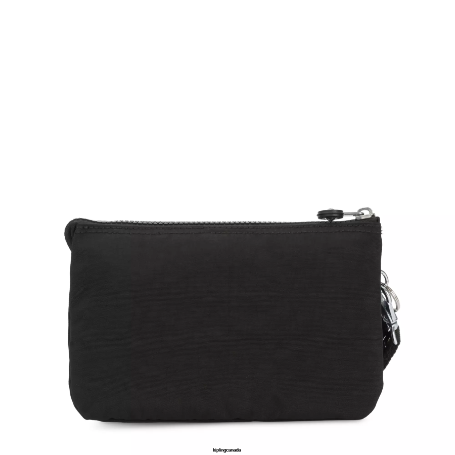 Women Wallets & Wristlets Kipling Black Noir Creativity Extra Large Wristlet FHZD541
