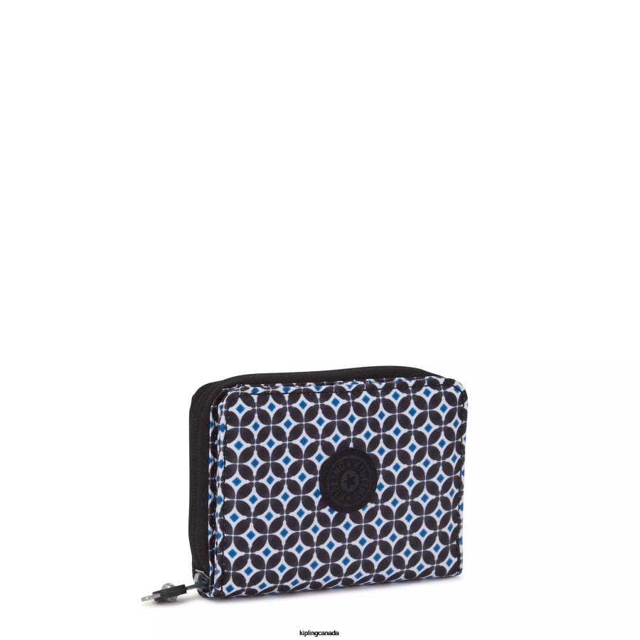 Women Wallets & Wristlets Kipling Blackish Tile Money Love Small Printed Wallet FHZD295
