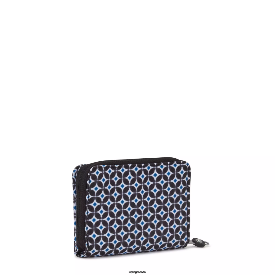 Women Wallets & Wristlets Kipling Blackish Tile Money Love Small Printed Wallet FHZD295