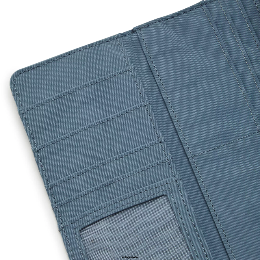 Women Wallets & Wristlets Kipling Brush Blue Money Land Snap Wallet FHZD286