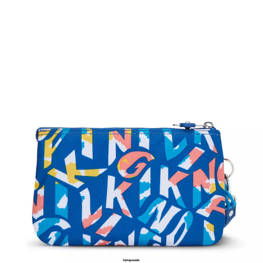Women Wallets & Wristlets Kipling Neon Creativity Extra Large Printed Wristlet FHZD565