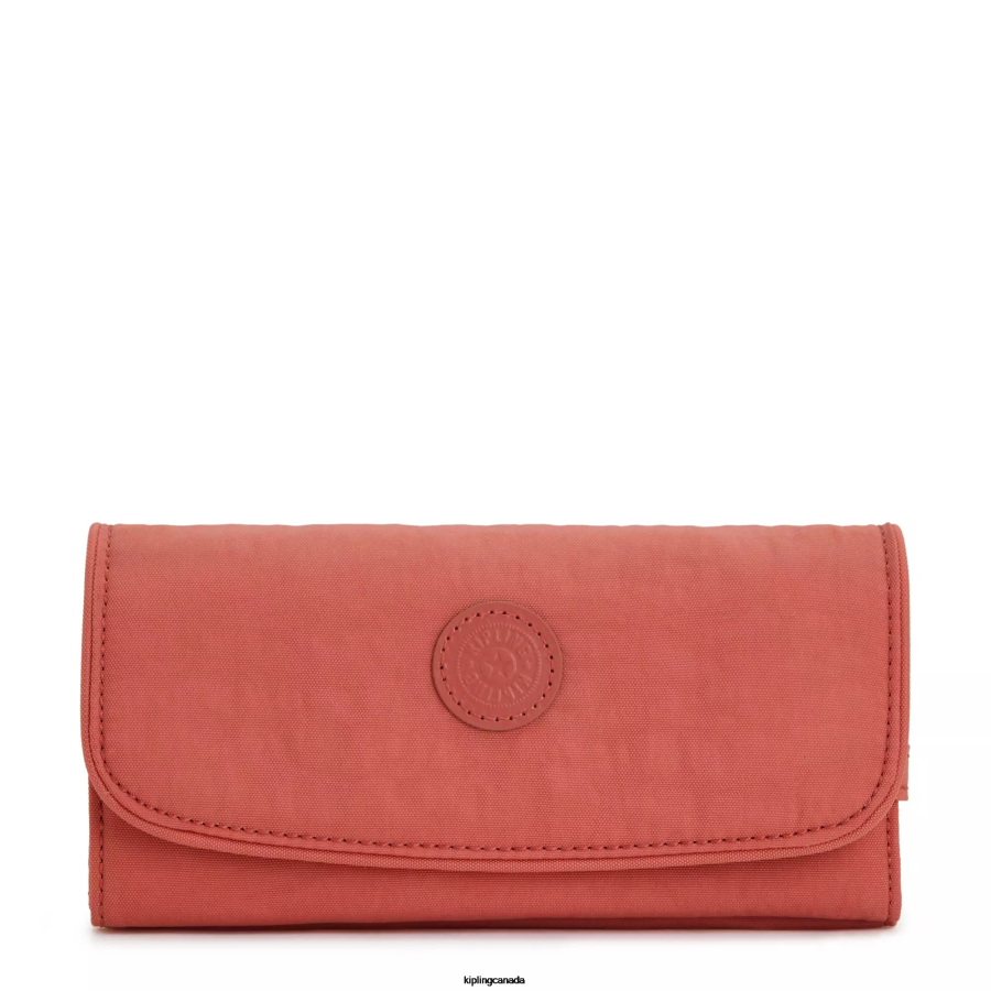 Women Wallets & Wristlets Kipling Vintage Pink Money Land Snap Wallet FHZD290