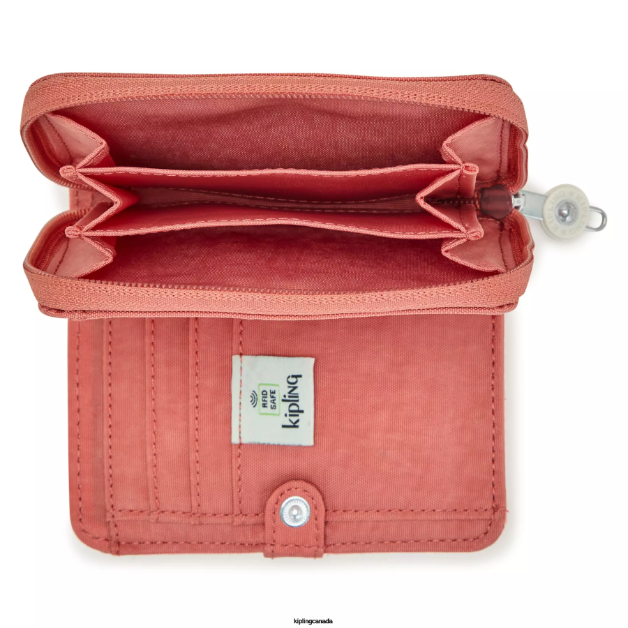 Women Wallets & Wristlets Kipling Vintage Pink Money Love Small Wallet FHZD297