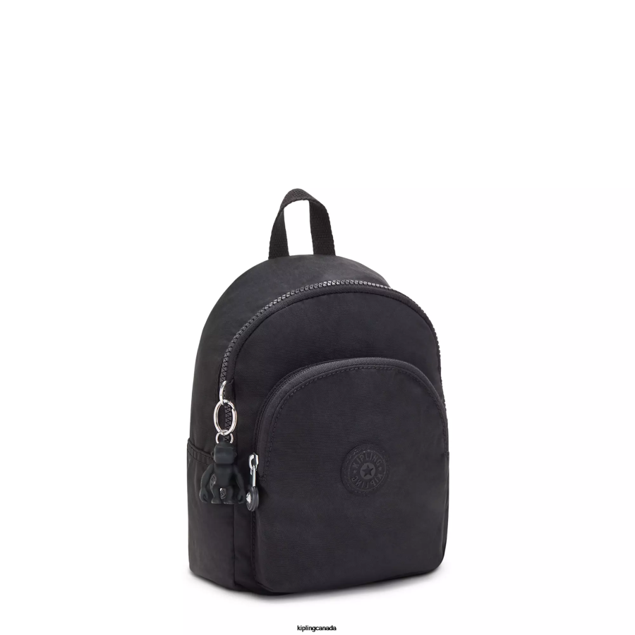 Women Fashion Backpacks Kipling Black Noir Curtis Compact Convertible Backpack FHZD398