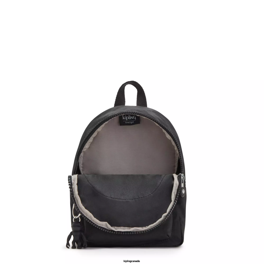Women Fashion Backpacks Kipling Black Noir Curtis Compact Convertible Backpack FHZD398
