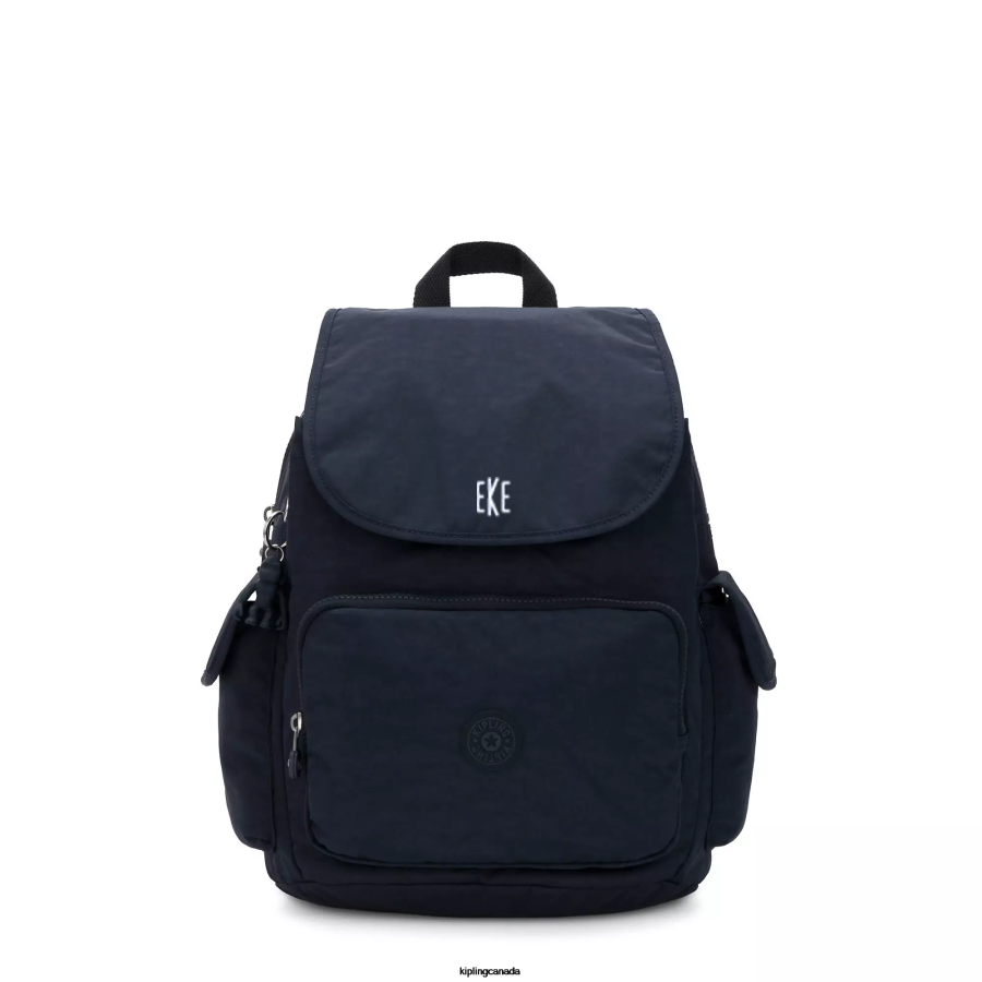 Women Fashion Backpacks Kipling Blue Bleu City Pack Backpack FHZD353