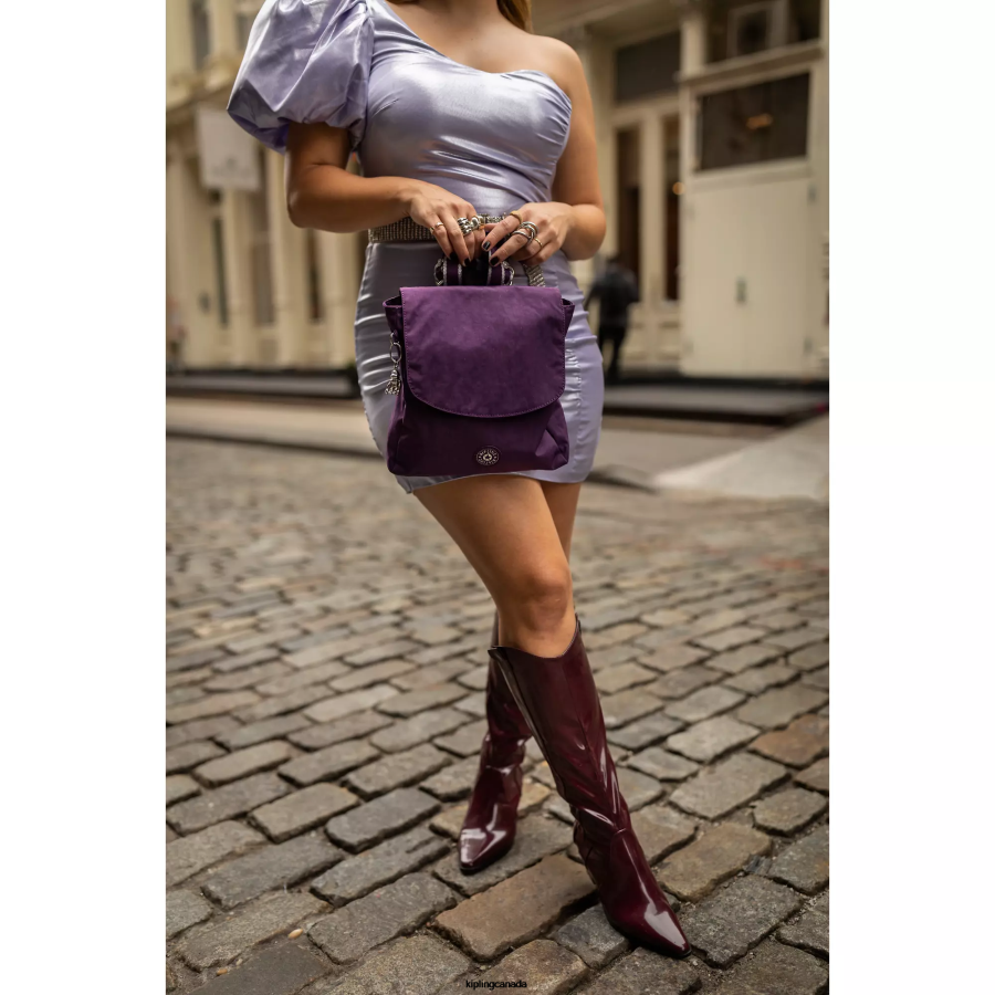 Women Fashion Backpacks Kipling Endless Plum Dannie Small Backpack FHZD394