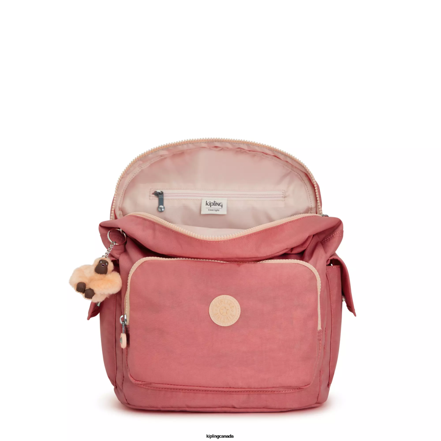 Women Fashion Backpacks Kipling Joyous Pink City Pack Backpack FHZD355