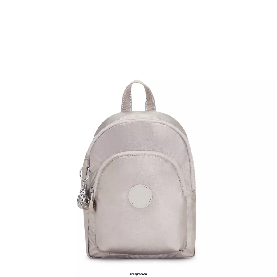 Women Fashion Backpacks Kipling Metallic Glow Curtis Compact Metallic Convertible Backpack FHZD397